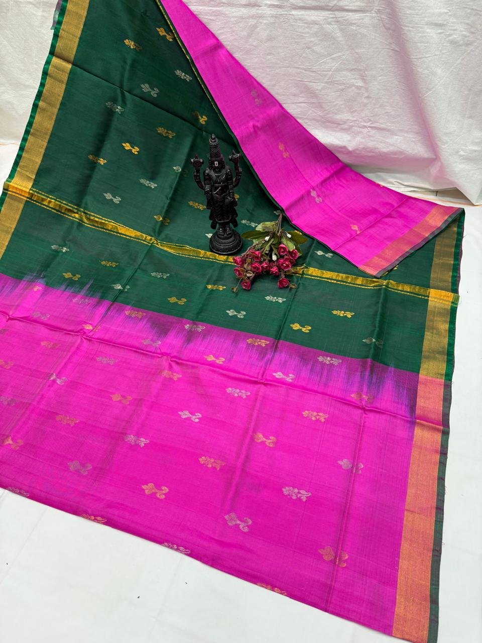 UPPADA PATTU JAMDHANI NAKSHATRA BUTTA SAREES